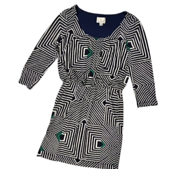 🎉PRICE REDUCED🎉 Donna Morgan Blue Blouson Shift Dress 4‎ Lined Office Casual - Picture 2 of 13